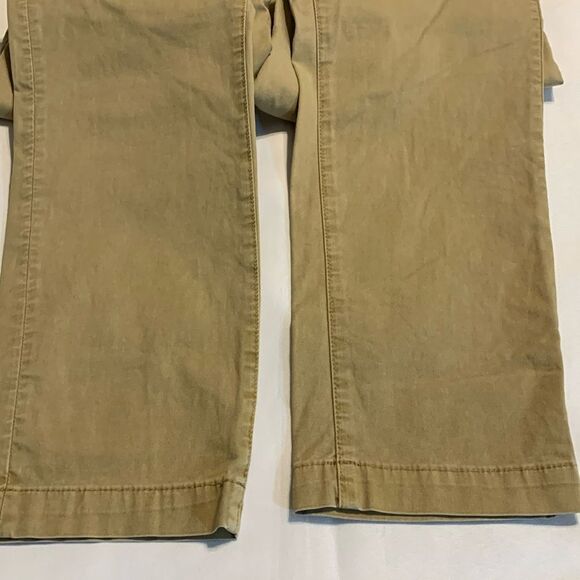American Eagle size 26 x 28 slim straight leg kahki pants like new - Picture 4 of 7
